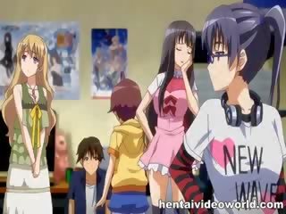 Hentai donker haired in mees baan hentai volwassen video-