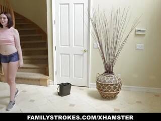 Familystrokes - Cumming Home to New Step Sister: HD x rated film 5b