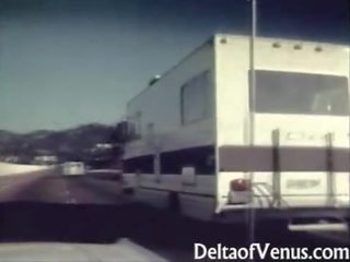 Vintage Interracial xxx clip 1970s - The begin Road